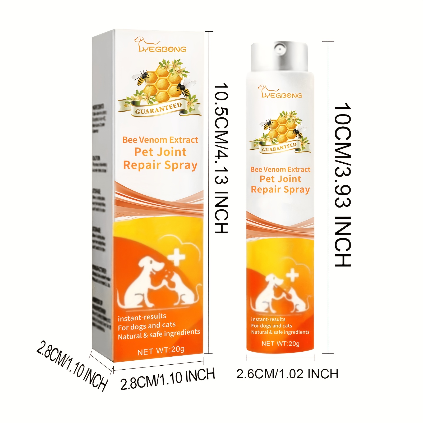 20G Pet-Specific Joint Care Spray, Gentle Topical Spray, Easy And Convenient to Use, Helps Flexible Joints, Enhances Mobility, Suitable for Cats And Dogs And Other Pets, Home Long-Term Care, Caring for Pet Bone And Joint Health, Without Battery - Image 6