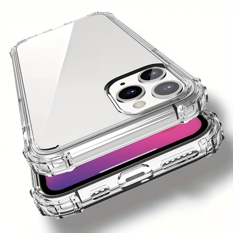 Funda magnética transparente para iPhone Xs Max con carga inalámbrica  Mag-Safe, funda protectora de TPU de silicona suave, delgada, parte trasera