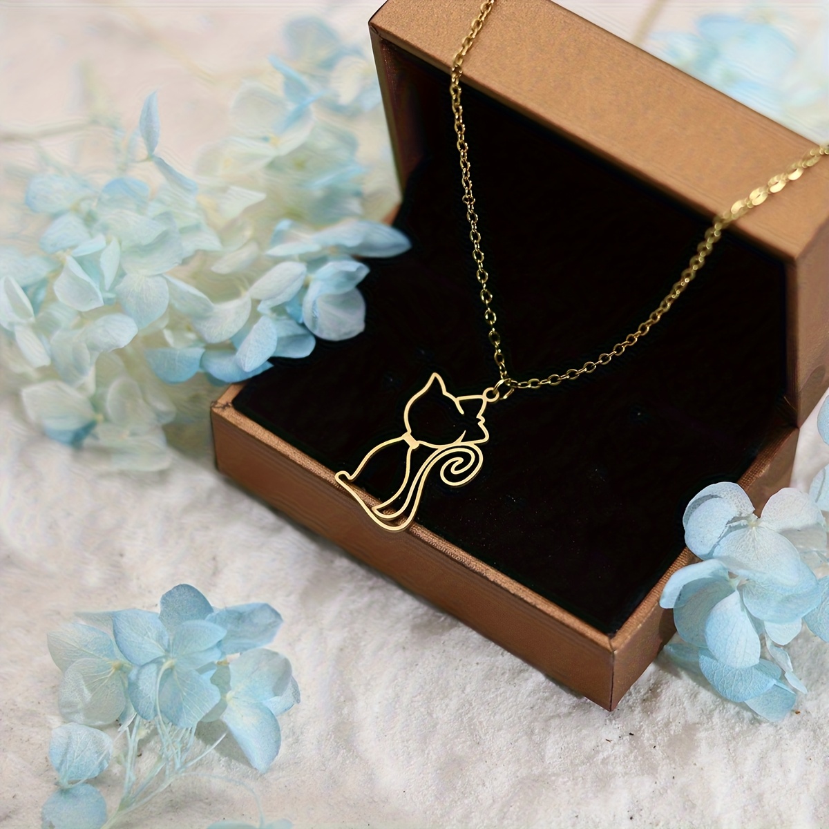 TEMU Stylish Stainless Steel Necklace Featuring A With A Bow, Perfect For Birthdays, Anniversaries, And Formal Events