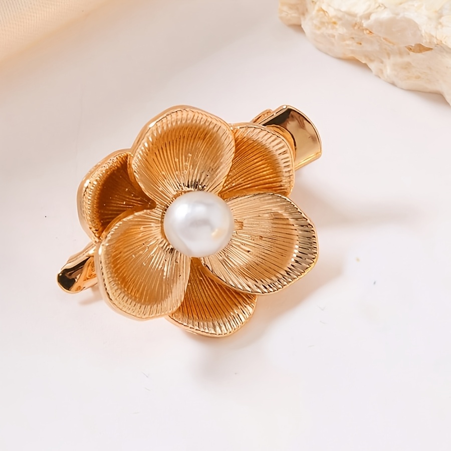 TEMU Pinza para el pelo de 1/2 flor y pinza de , un accesorio para el cabello adecuado para diversas ocasiones como citas y fiestas