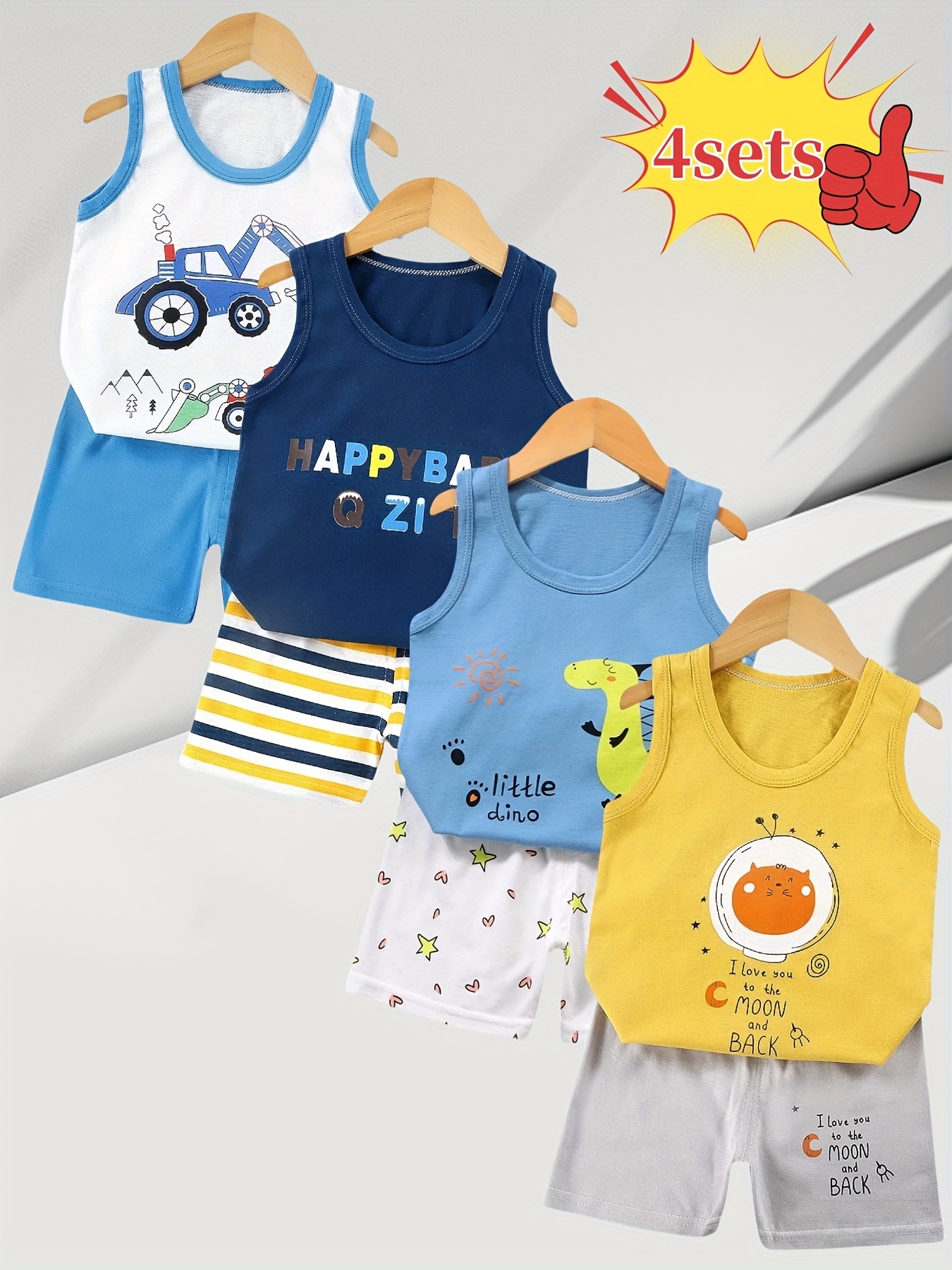 Boy Cartoon Excavator Suit