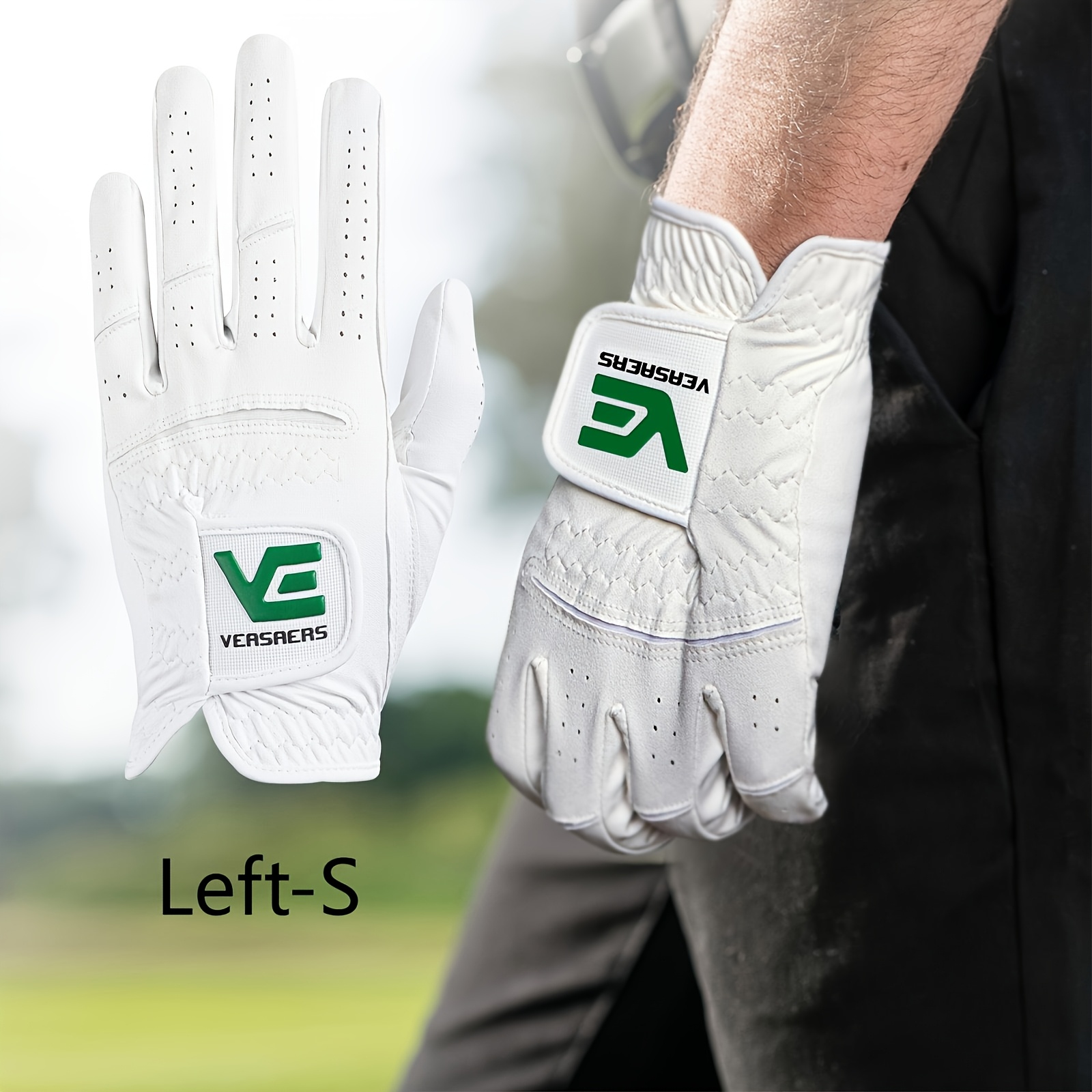 TEMU Gant de Golf pour , Adapté aux Droitiers, 1 Pièce, Durabilité , Blanc