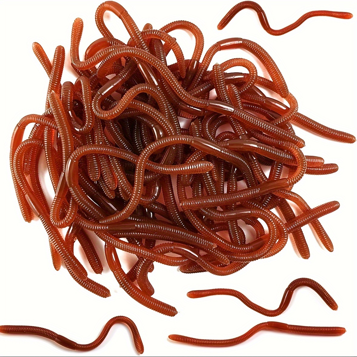 

10 Simulated Earthworms For Pranks And Party Supplies, Realistic Insect Models, No Power Supply, Central Atmosphere Decoration On Party Tables