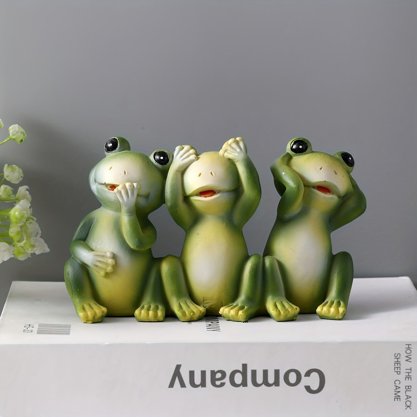 

Charming Resin Frog Statue - Versatile Indoor/outdoor Decor, Perfect For Home & Office