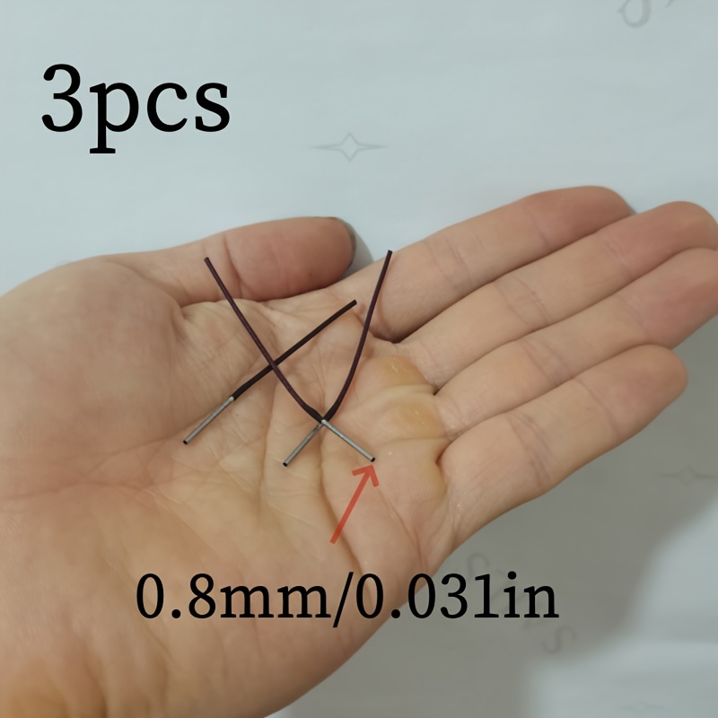 set 3 fishing rod tips rotatable wire line suitable sizes - Temu Georgia