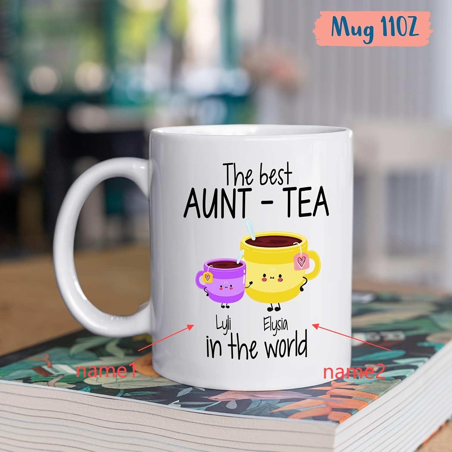 Tea Cup Best Aunt Mugs The Best Ever Aunty Gift Photo Yellow Tea