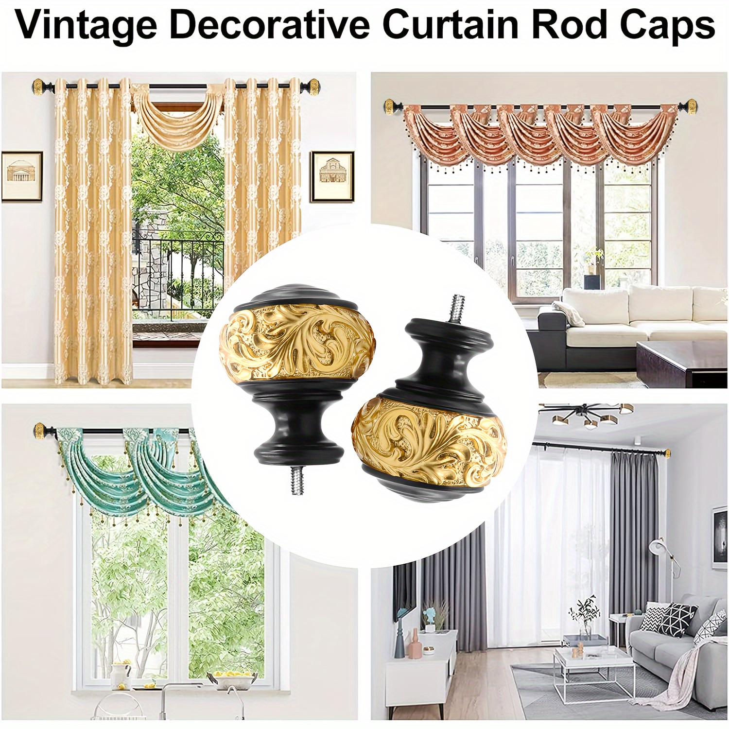 Red Rose Flower Diamond Gold 3D Design Luxury Two Thin Window Curtains For Living Room Bedroom Kitchen Office Home Decor 2 Piece