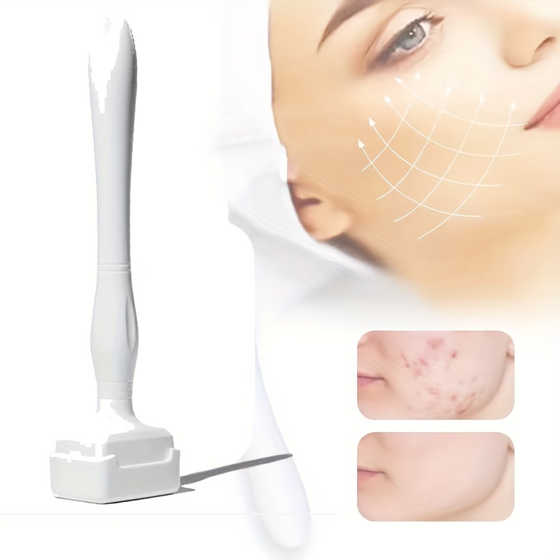 

0.25mm Derma Stamp Microneedling For Scalp Non Adjustable Microneedling Derma Stamp 140 Pins Needles Derma Stamp