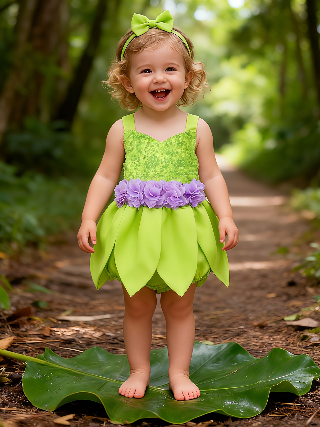 women's fairy dress Metallic Magical Fairy Portrait Petite Dress – Only Little Once main image 1
