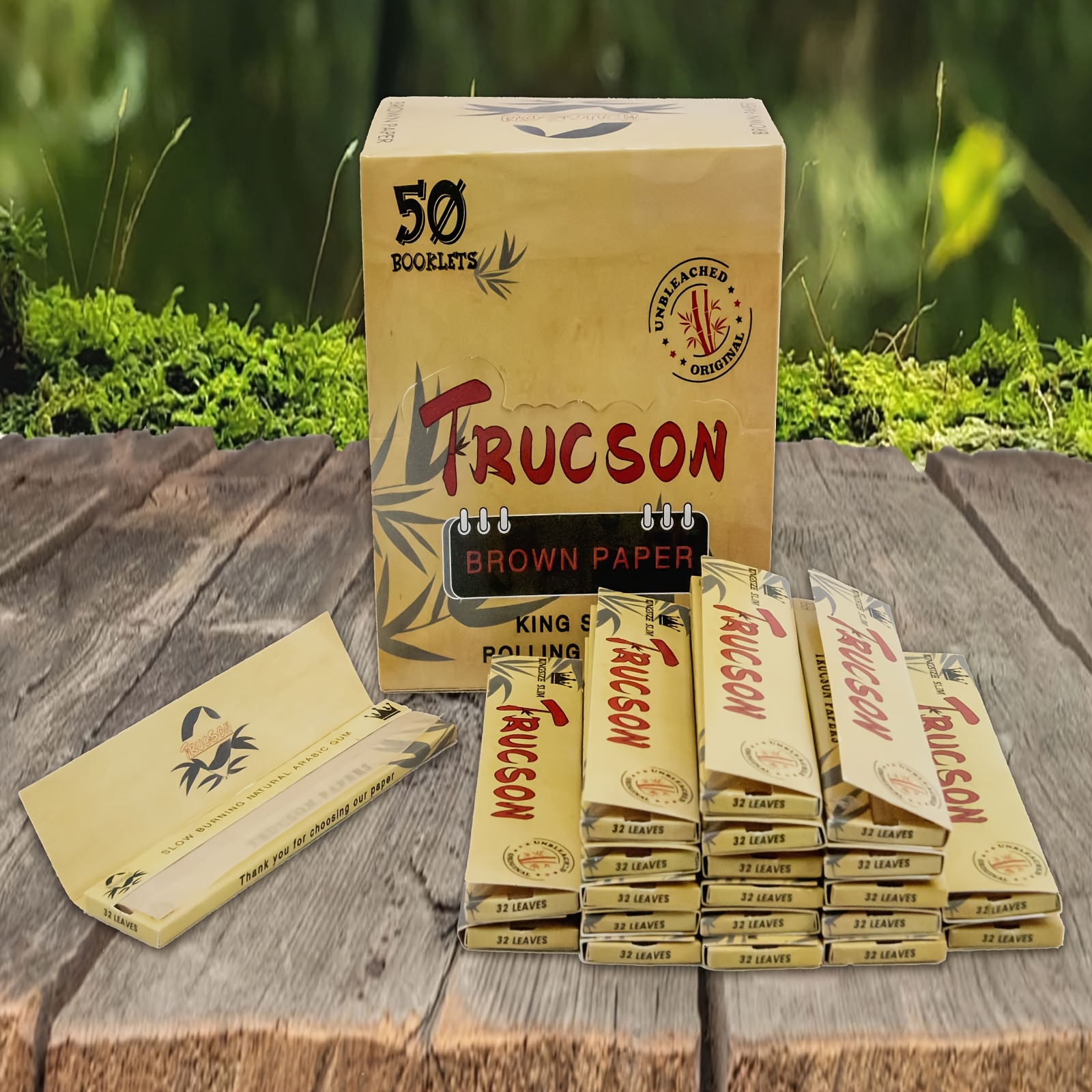 Brown Cigarette Paper, 110mm