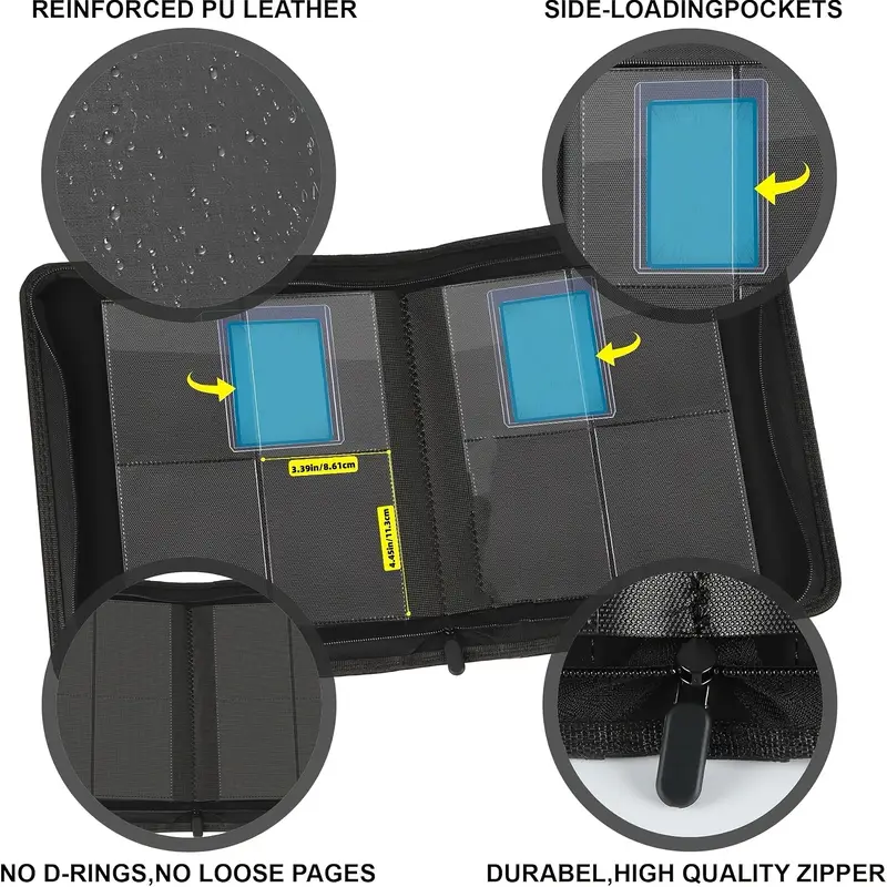 top loader binder holds 112 top loaders 4 pocket top loader - Temu Poland top loader binder holds 112 top loaders 4 pocket top loader - Temu Poland
