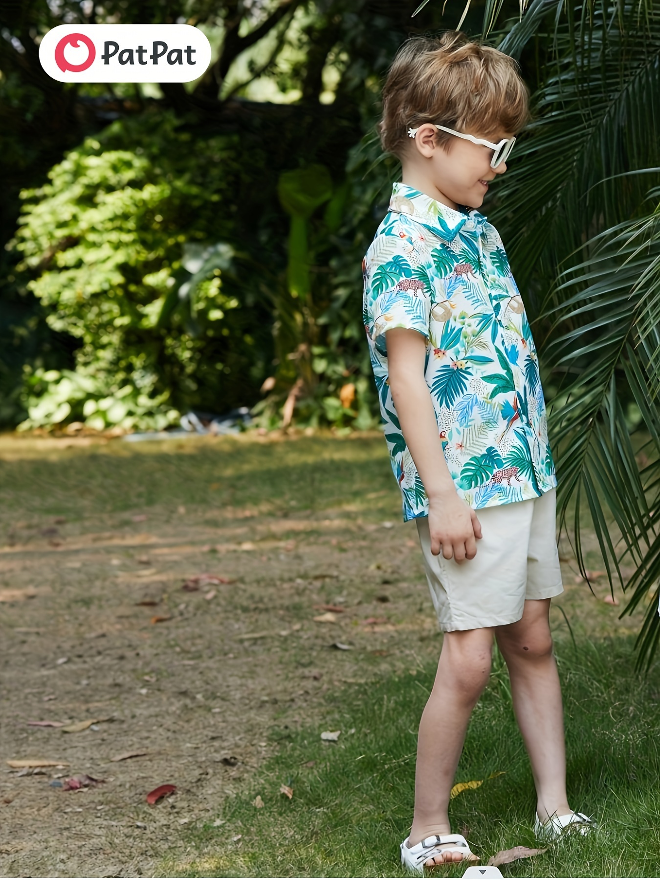 Best Deal for Hawaiian Shirts Sets for Boy Summer Paisley Print Short