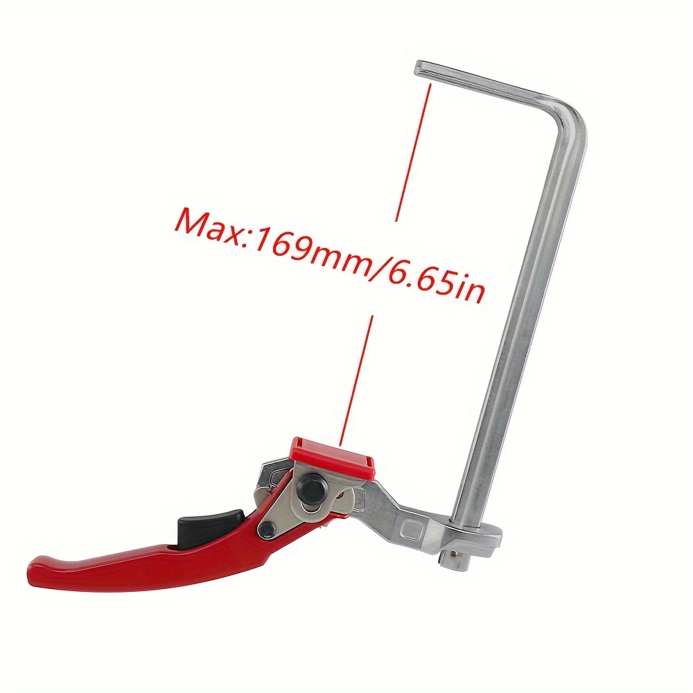 TOOLCOOL Quick Release Ratchet Clamps For Track Saw Guide Rails - 2 Pack, 160mm Capacity 1 thumbnail image