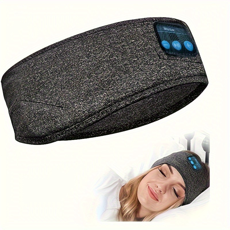 Auriculares para dormir, diadema Bluetooth, auriculares ajustables y suaves  para dormir, altavoces integrados, perfectos para entrenamiento, correr