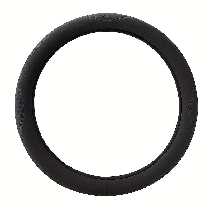 luxury steering wheel cover non   sweat wicking breathable pu leather steering wheel case with   fit for 37 38cm 14 57 14 96in wheels compatible with cars suvs trucks   use for men women   vehicle upgrade premium look durable grip ergonomic grip   drivers