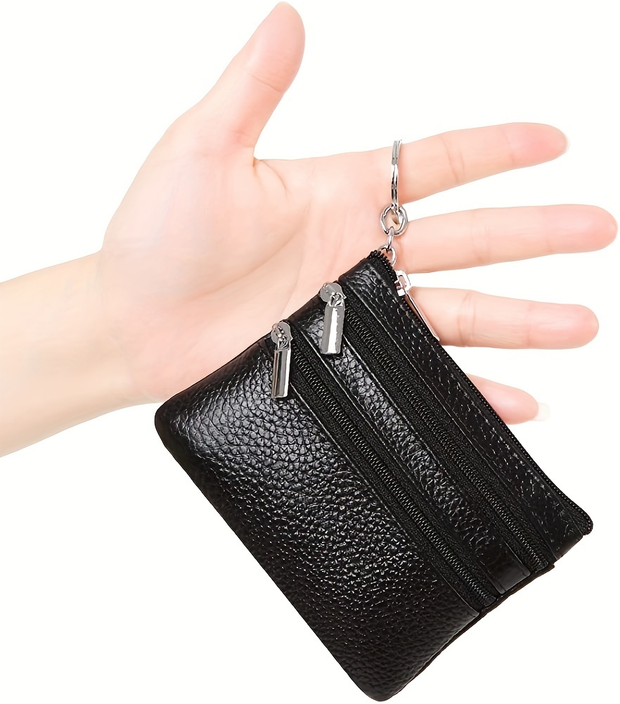 Small zipper change discount purse