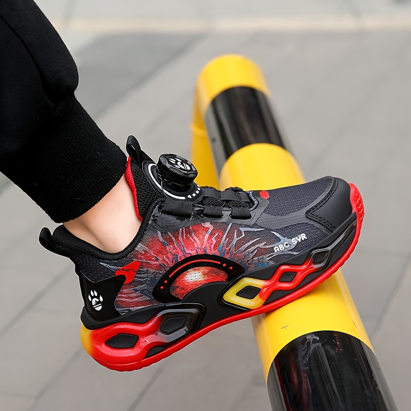 Boys' Breathable Mesh Sneakers Summer 2025 New Arrival, Casual Running  Shoes with Rotating Closure, Comfortable EVA Sole for You