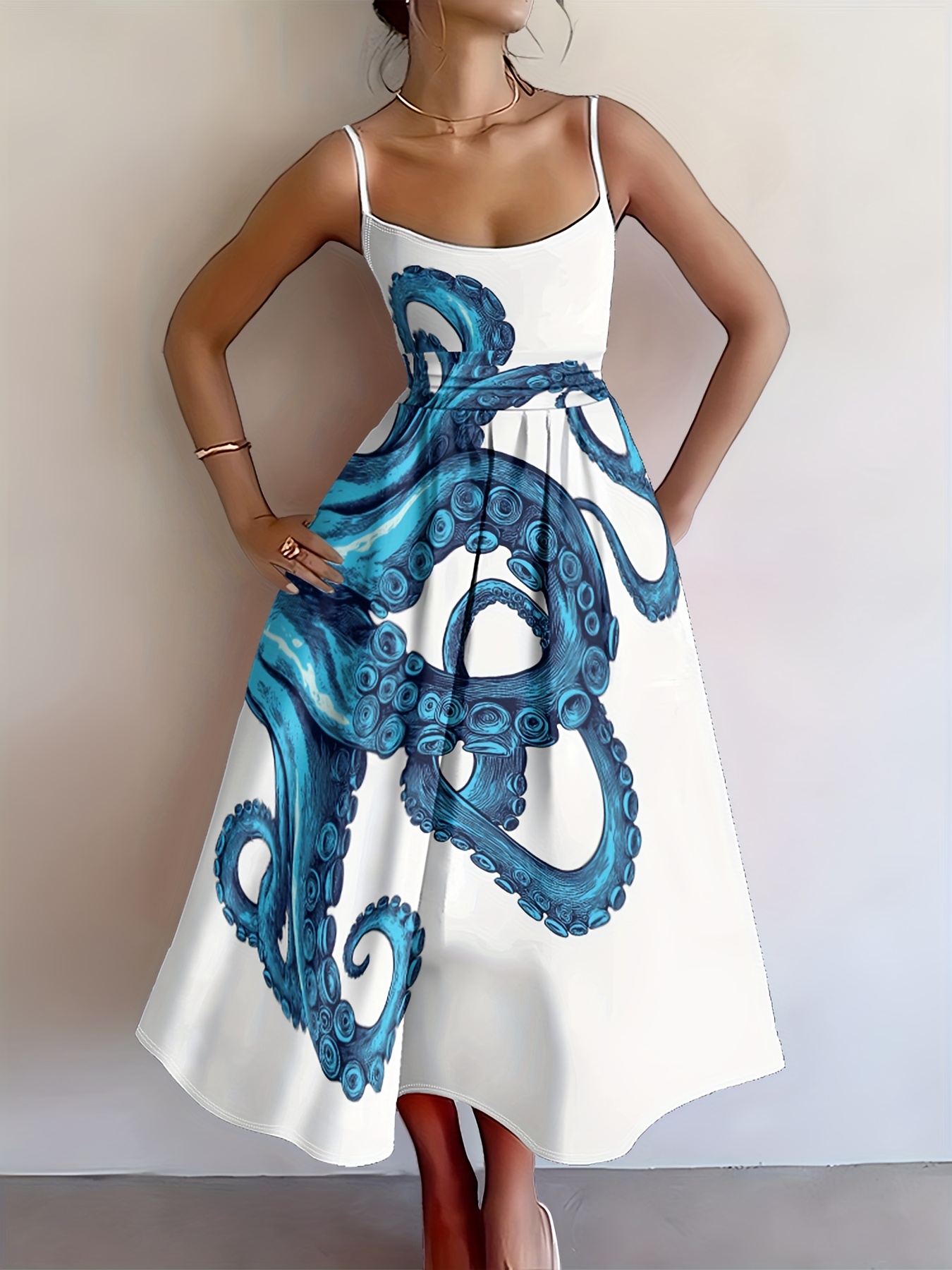 blue or yellow dress test Ocean Blue Octopus