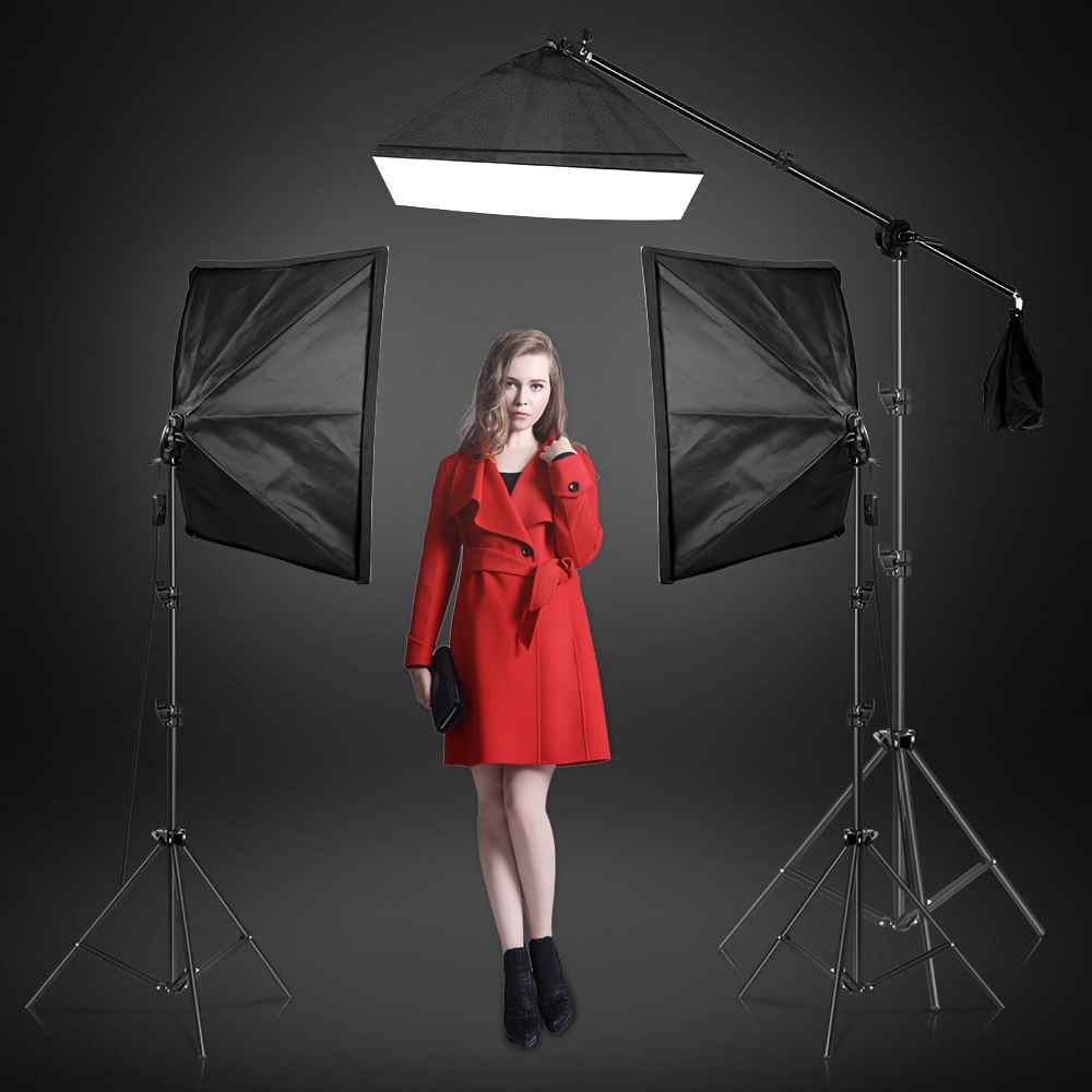3pcs 50x70cm softbox lighting kits photography professional Temu