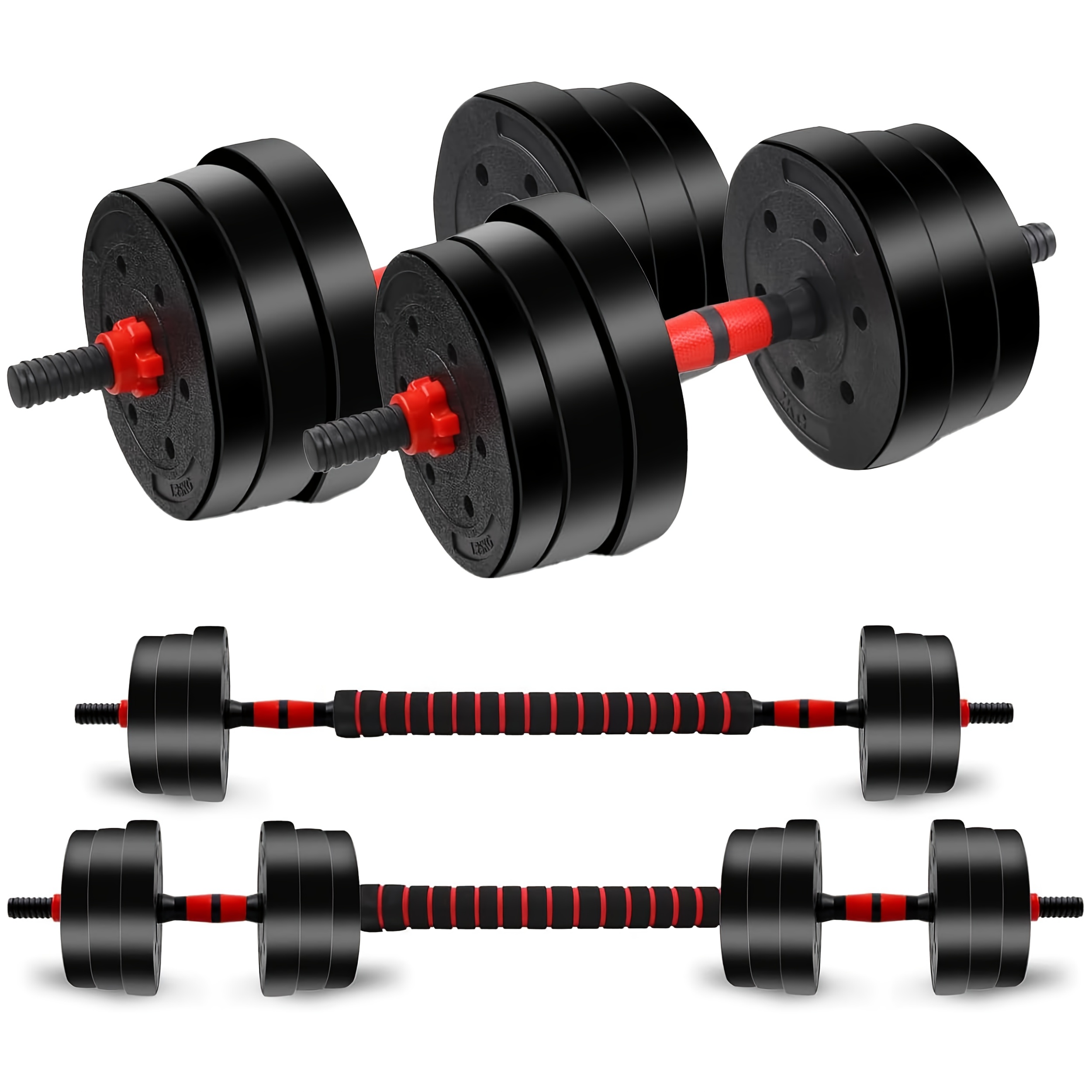 Cast Iron Adjustable Dumbbell Barbell Set Brunei