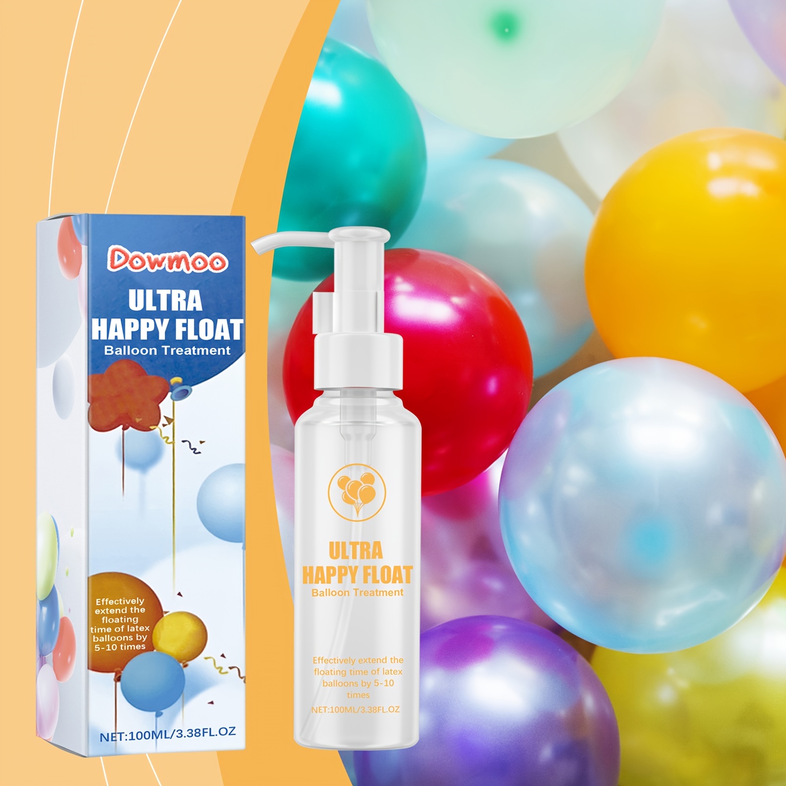 

1pc Helium Balloon Protector - Long-lasting Float & Shine For Birthday Parties, Weddings & Events - No Power Needed