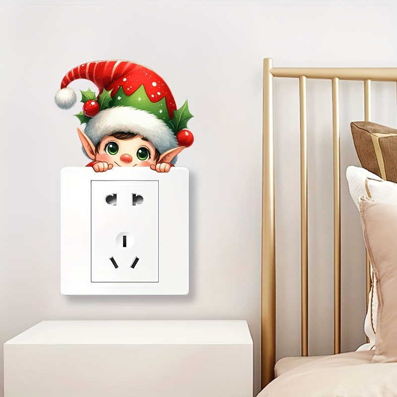 

Christmas Elf For Switch Sticker - , For Festive Home Decor