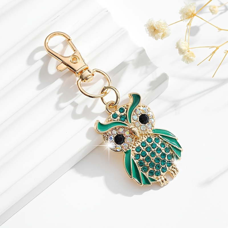 TEMU Llavero y dije para bolso de 1 pieza, estilo europeo y americano de moda, , , versátil y adorable con forma de animal, adecuado para llaves de