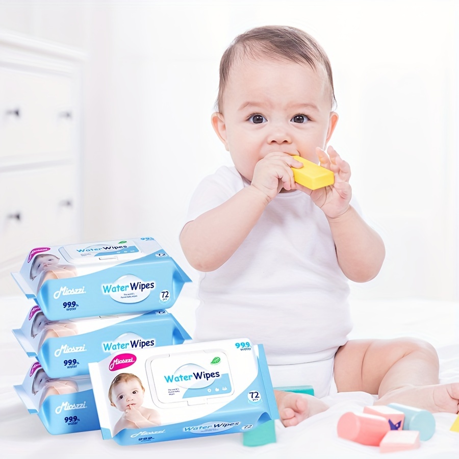Youngsters Pure Water Wipes - Unscented, Hypoallergenic, Large & Thickened for Sensitive Skin, Ideal for Hand, Face, Body Cleaning | Best Gift for Youngsters