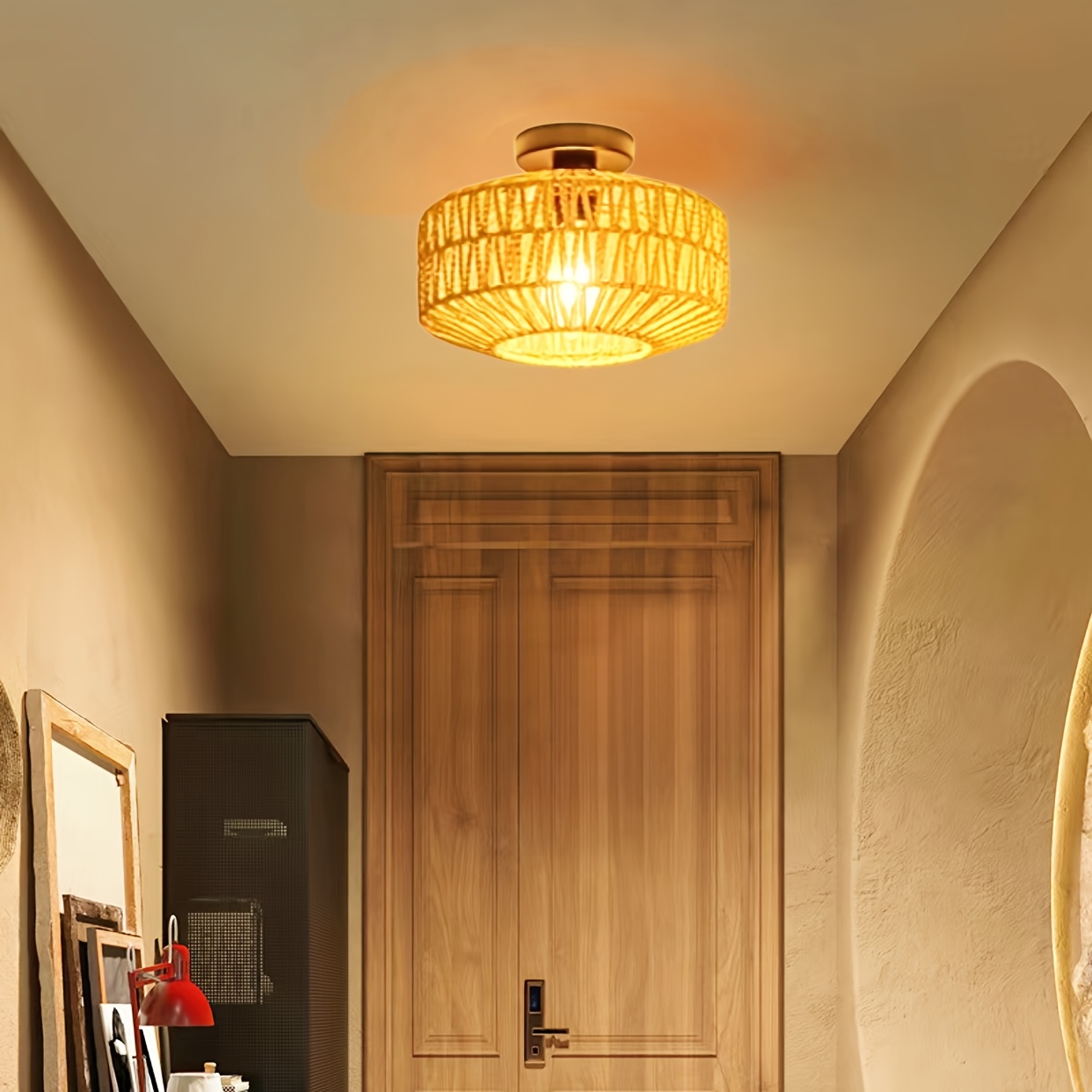 Unique Hand-woven Ceiling Light