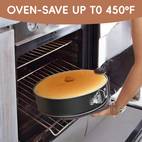 1pc black non stick springform cake pan with removable bottom for baking pizza pan shape suitable for cheesecake