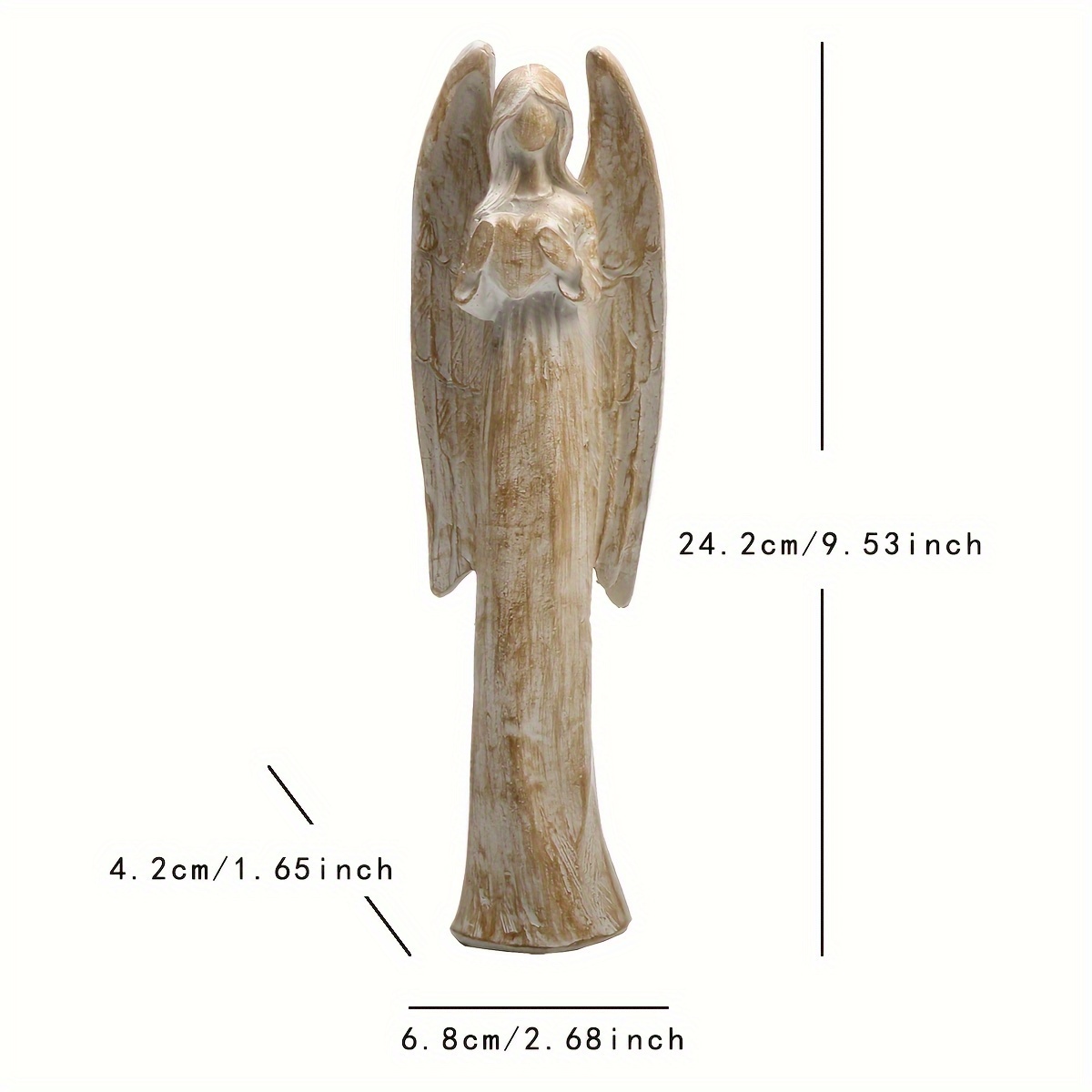 1pc Wood Grain Decorative Ornaments Home Decor