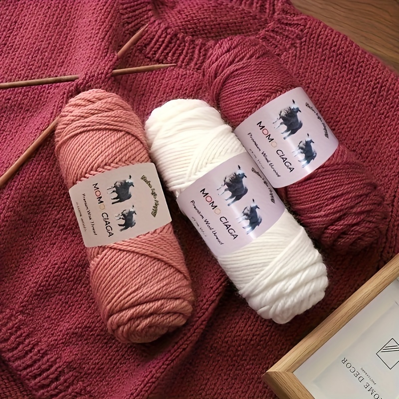 3roll 3 53oz pc 100 wool thread with 3pcs random markers