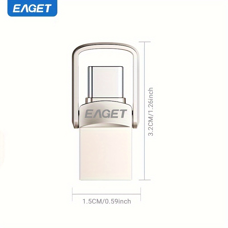 

Eaget - Usb 3.2 -c Usb Pen Alloy Usb For Smartphones Tablets -size