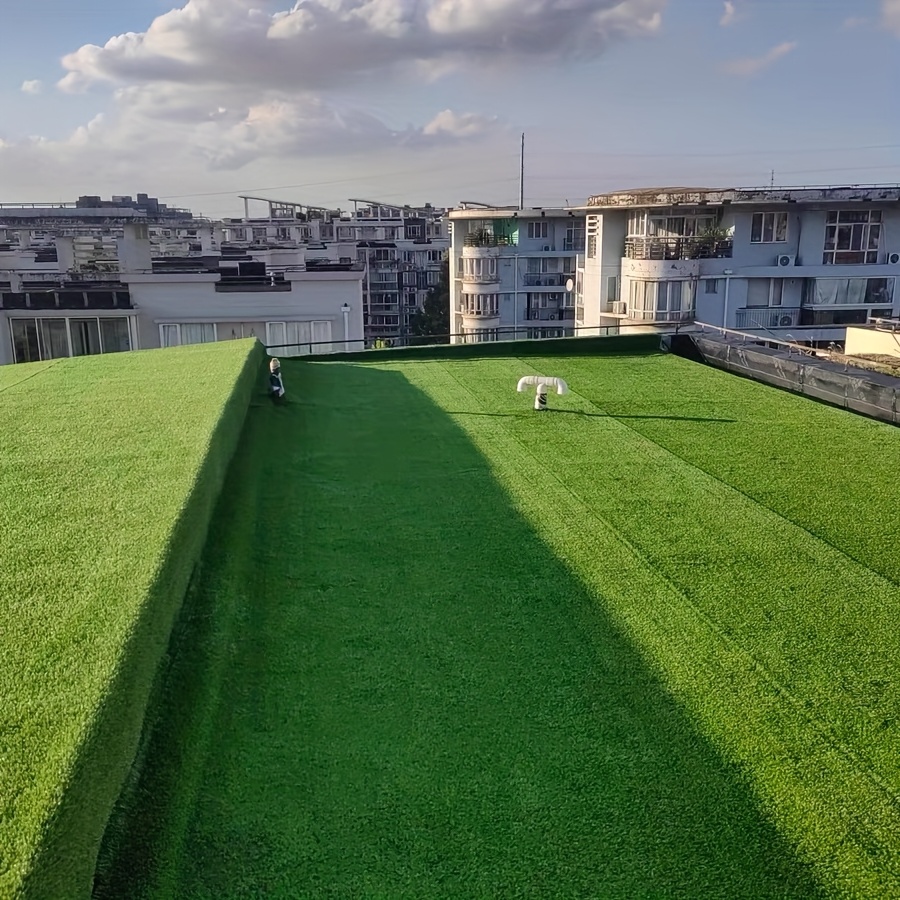 Large Artificial Turf Mat, Authentic and Fake Lawn Carpet - Suitable for Wedding Gardens and Courtyards, Easy to Install Without Tools, Ideal for Party Events, Home and Commercial Decoration, Low Maintenance, Party Decorations, Artificial Turf