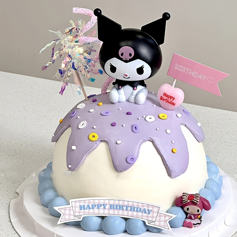 

Sanrio Kuromi Cute Decorative Figurine - Bedroom, Desk, Car Interior & Birthday Gifts, Best For Christmas