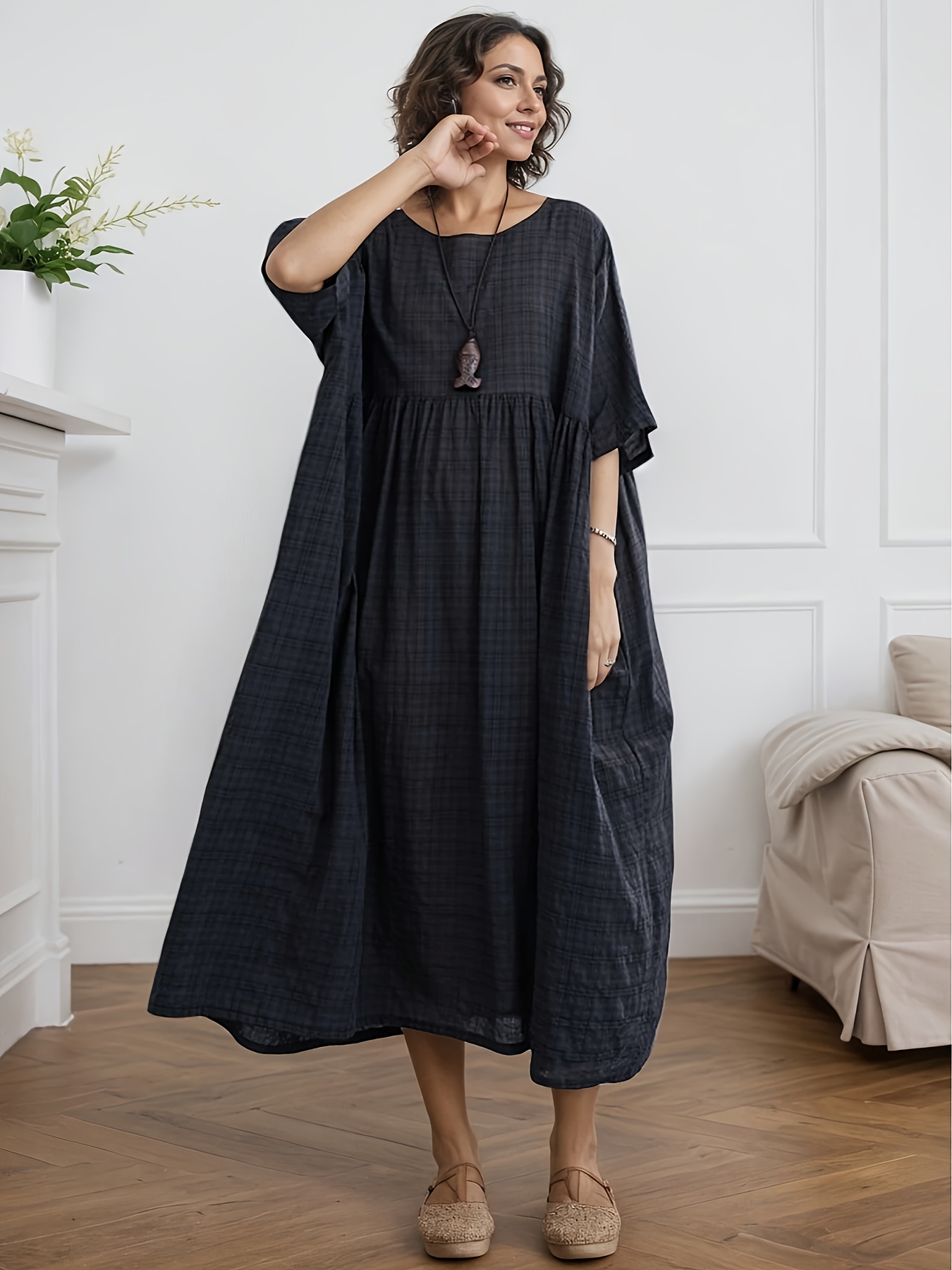 plus size summer dresses sold on Temu Canada