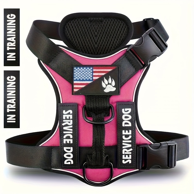 Adjustable Dog Chest Strap with Reflective Strip, Outdoor Training