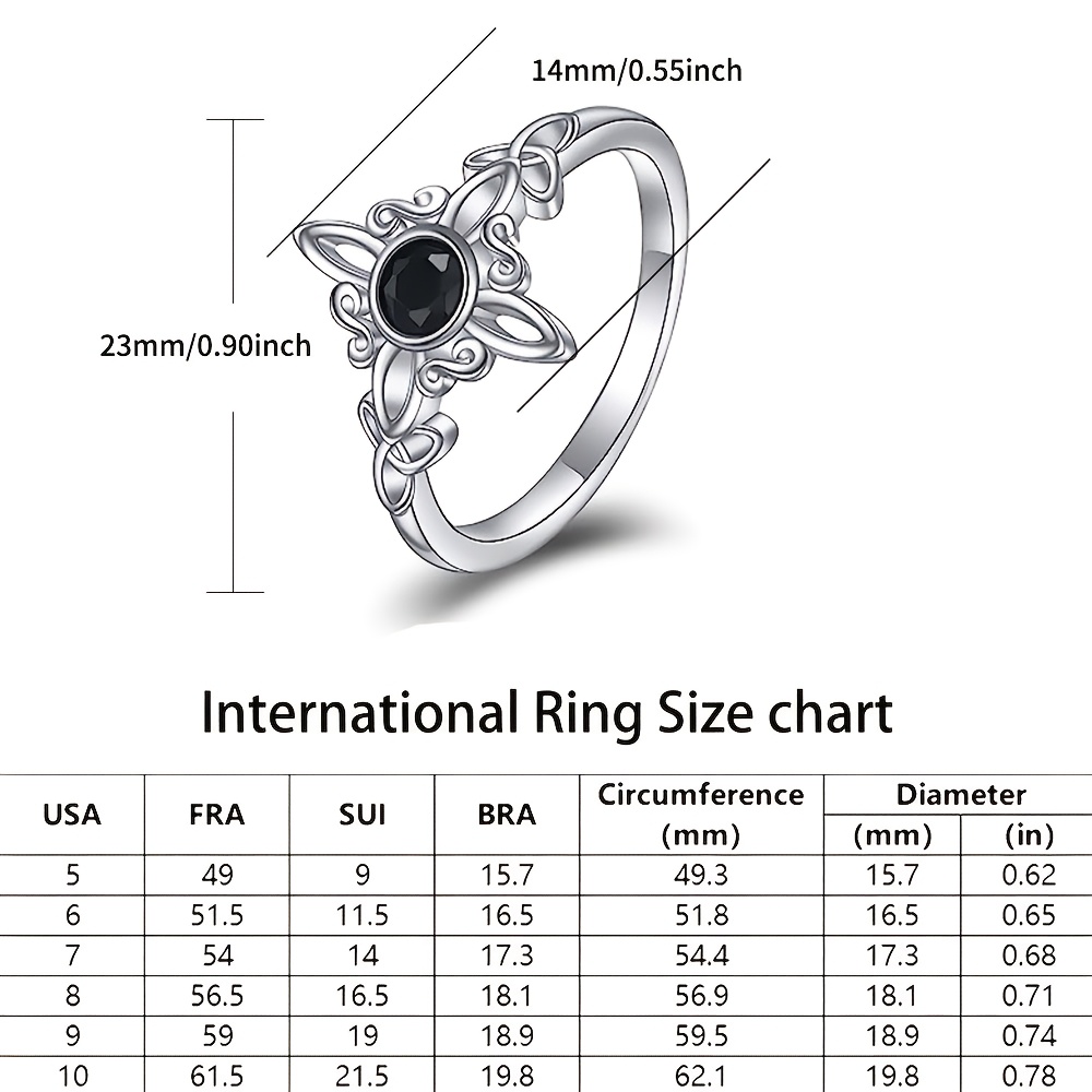 Women's S925 Sterling Silver Witch Magic Knot Ring, Gift for Friends