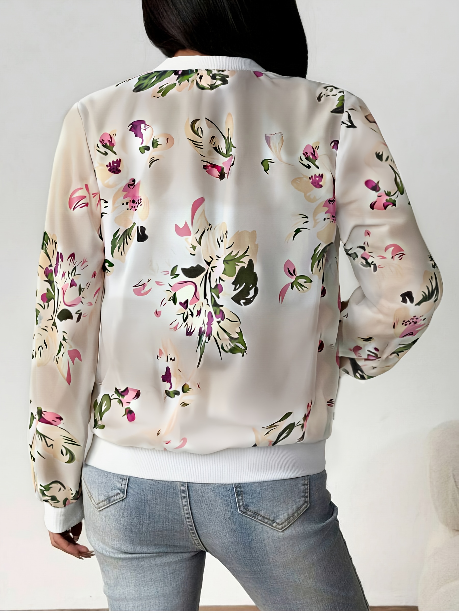 autumn womens loose fit short fashionable casual semi sheer - Temu 