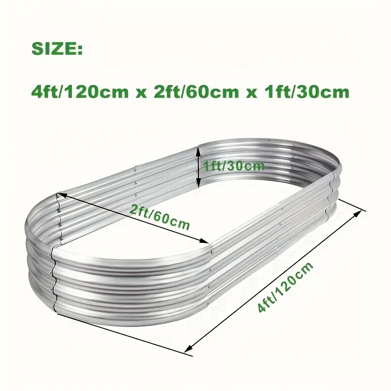 Galvanized Raised Garden Bed