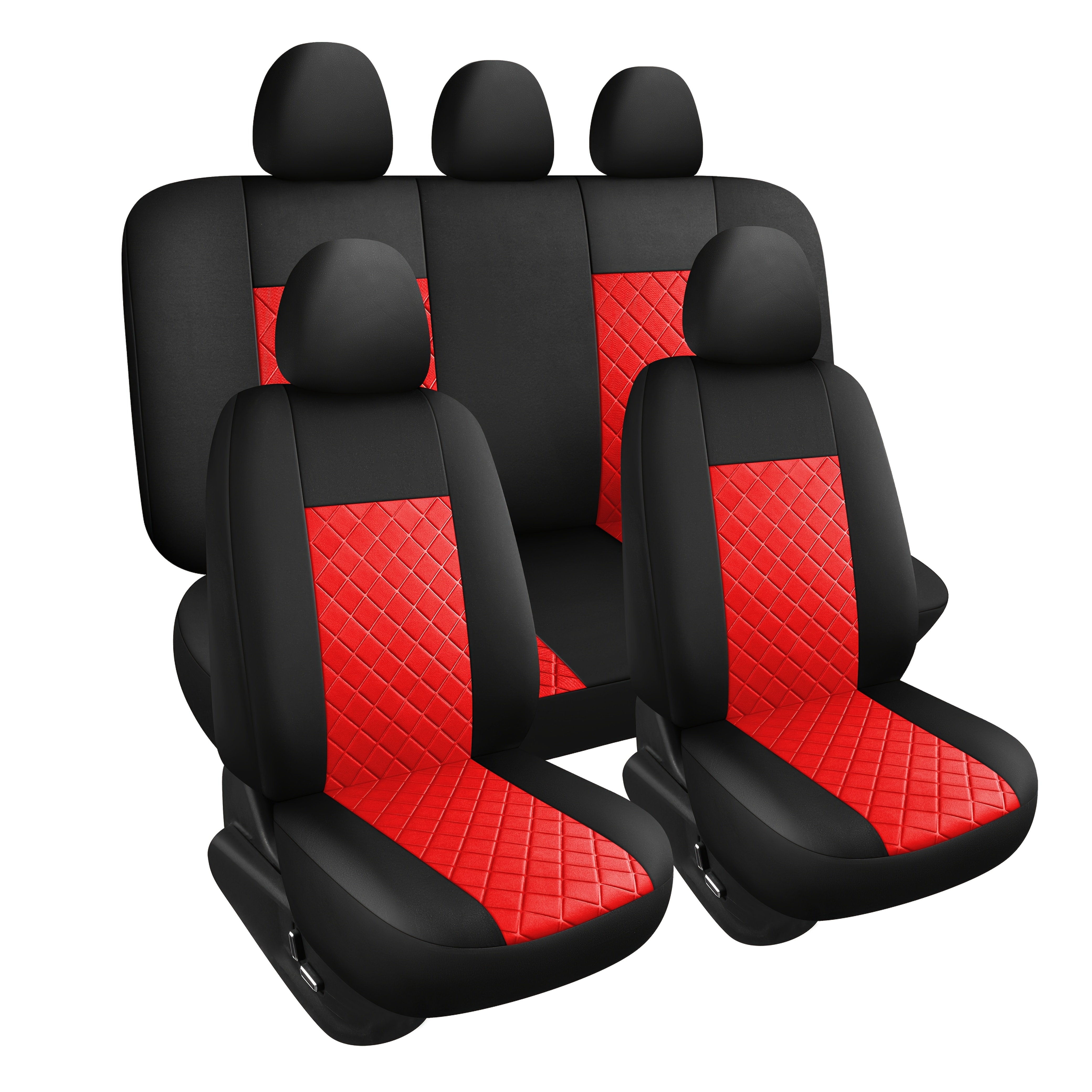 TEMU Seat Covers For 5-seater Cars - Thick, Durable, Universal Fit & Breathable Fabric Extra Thick & Wear-resistant Universal 5-seater Car Models