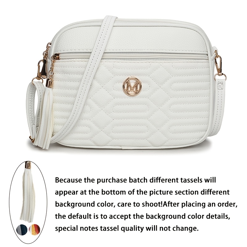 Image of Women's Quilted Handbag With Detachable Crossbody/shoulder Strap - Large 4-compartment Tote Suitable For Daily Commuting, Shopping & - Zipper Closure, ///, Casual &