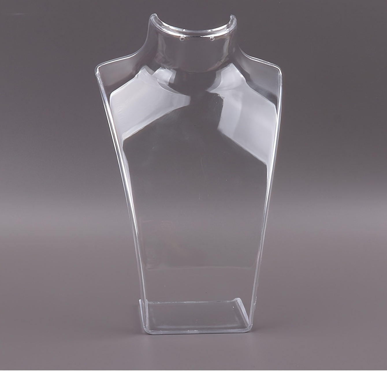 Elegant Mannequin Neck Jewelry Display Stand - Versatile For Necklaces, Bracelets & Watches - Durable Plastic, Multiple Colors