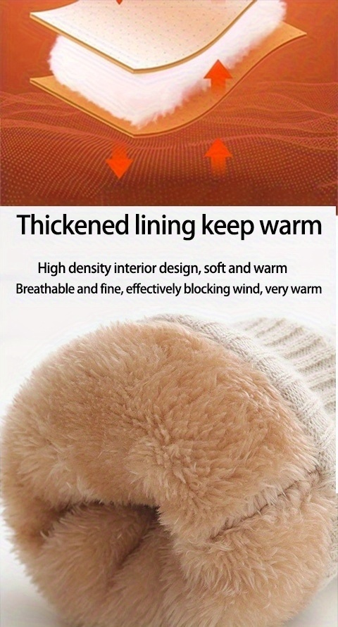 Winter skiing gloves, warm snow gloves, thick and fashionable, suitable for both men and women in outdoor sports, with pockets that are not afraid of rain and snow, easy to clean, high-quality skiing equipment, reinforced stitching