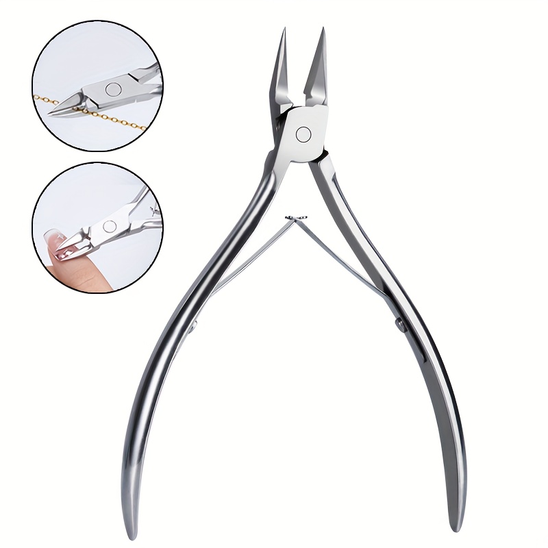 

Professional Toenail Clippers For Thick & Ingrown Nails - Precision Cuticle Trimmer, Stainless Steel Manicure Tool