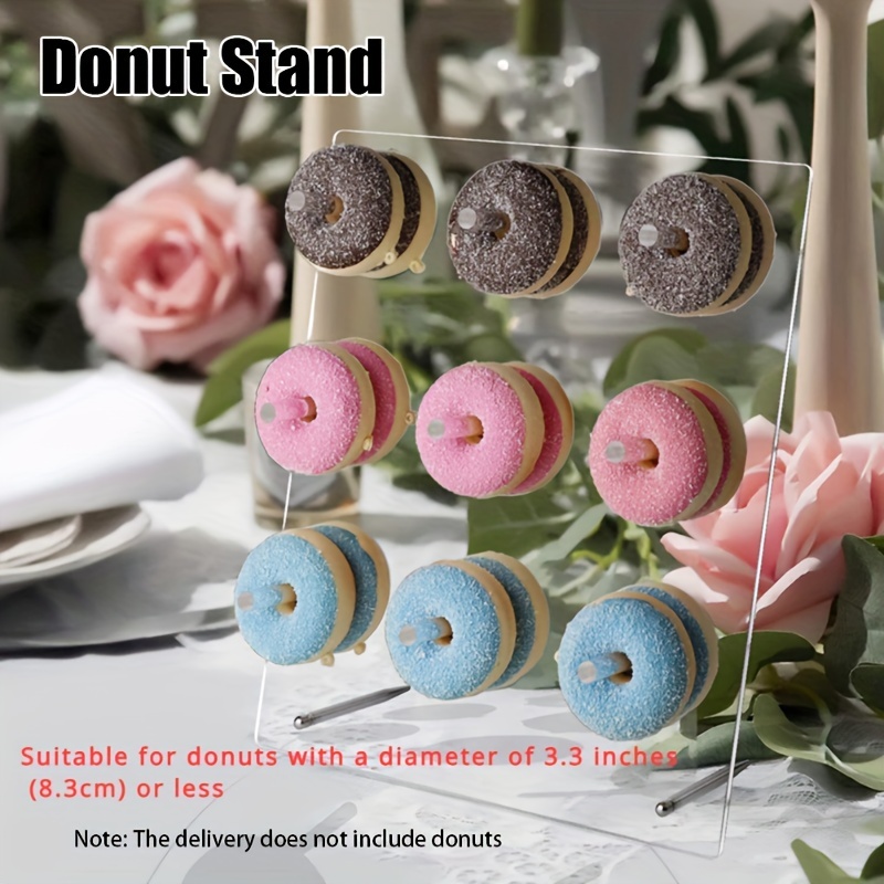 1/2pcs Tablero Exhibición Donas Donut Wall Soporte Donas - Temu