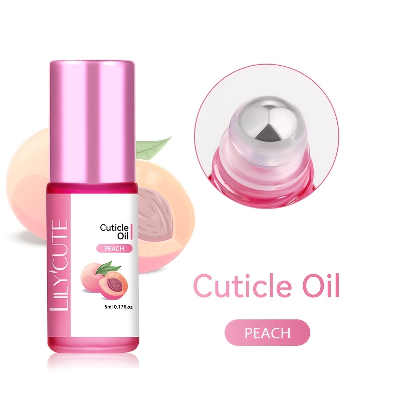 Image of Lilycute 5ml Cuticle Oil Spring Orange Nail Nutrition Oil For Cuticles Dead Skin And Damaged Nail For Women Daily Nail Care