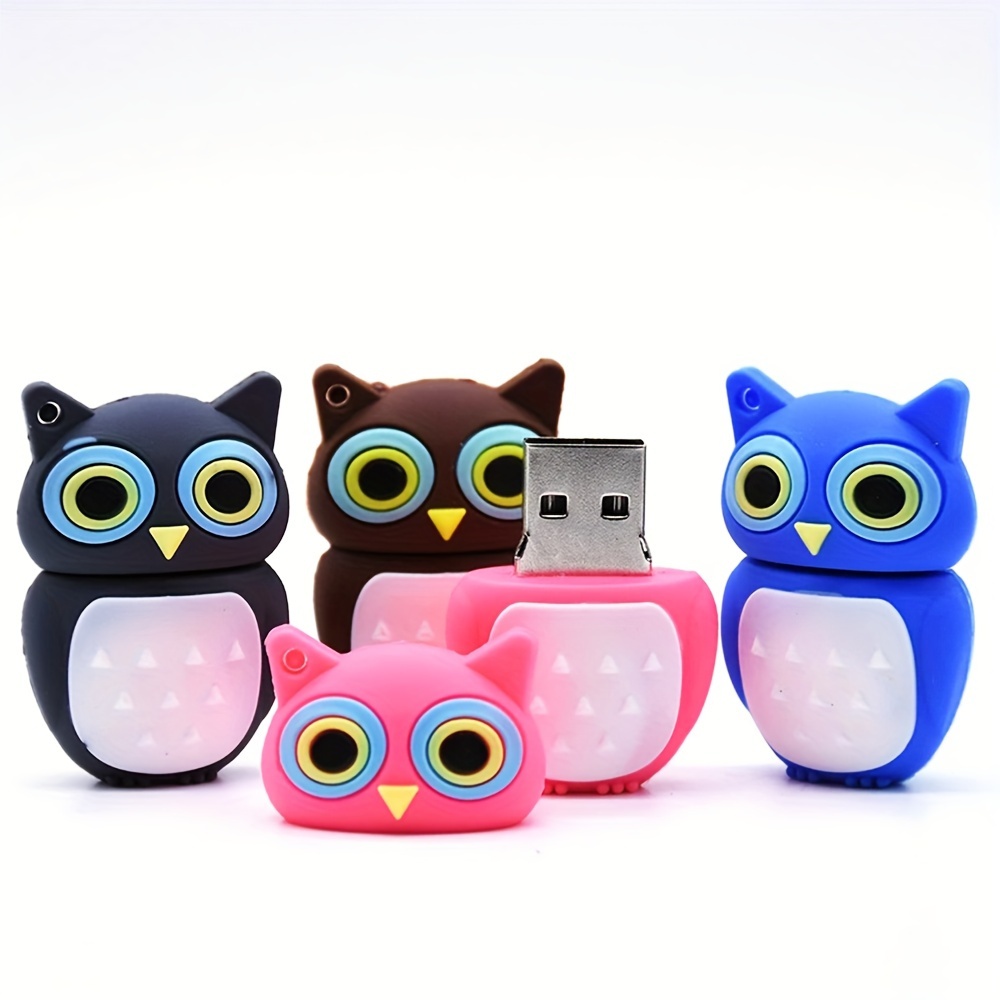 

1pcs Owl-shaped Usb Flash Drive 16gb/32gb/64gb/128gb - Usb 2.0 Pen Drive, Novelty Animal Memory Stick For Data Storage And Transfer, Creative Gift Idea