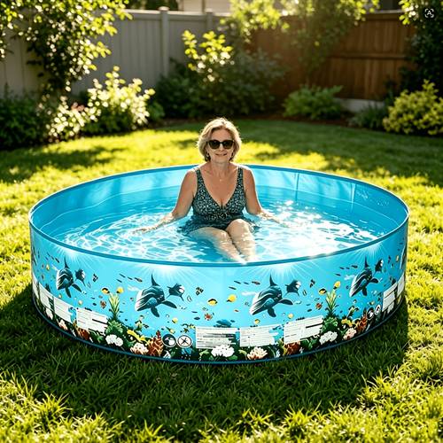 small size no inflatable swimming pool thickened hard plastic outdoor backyard pool portable water pool for party summer outdoor entertainment