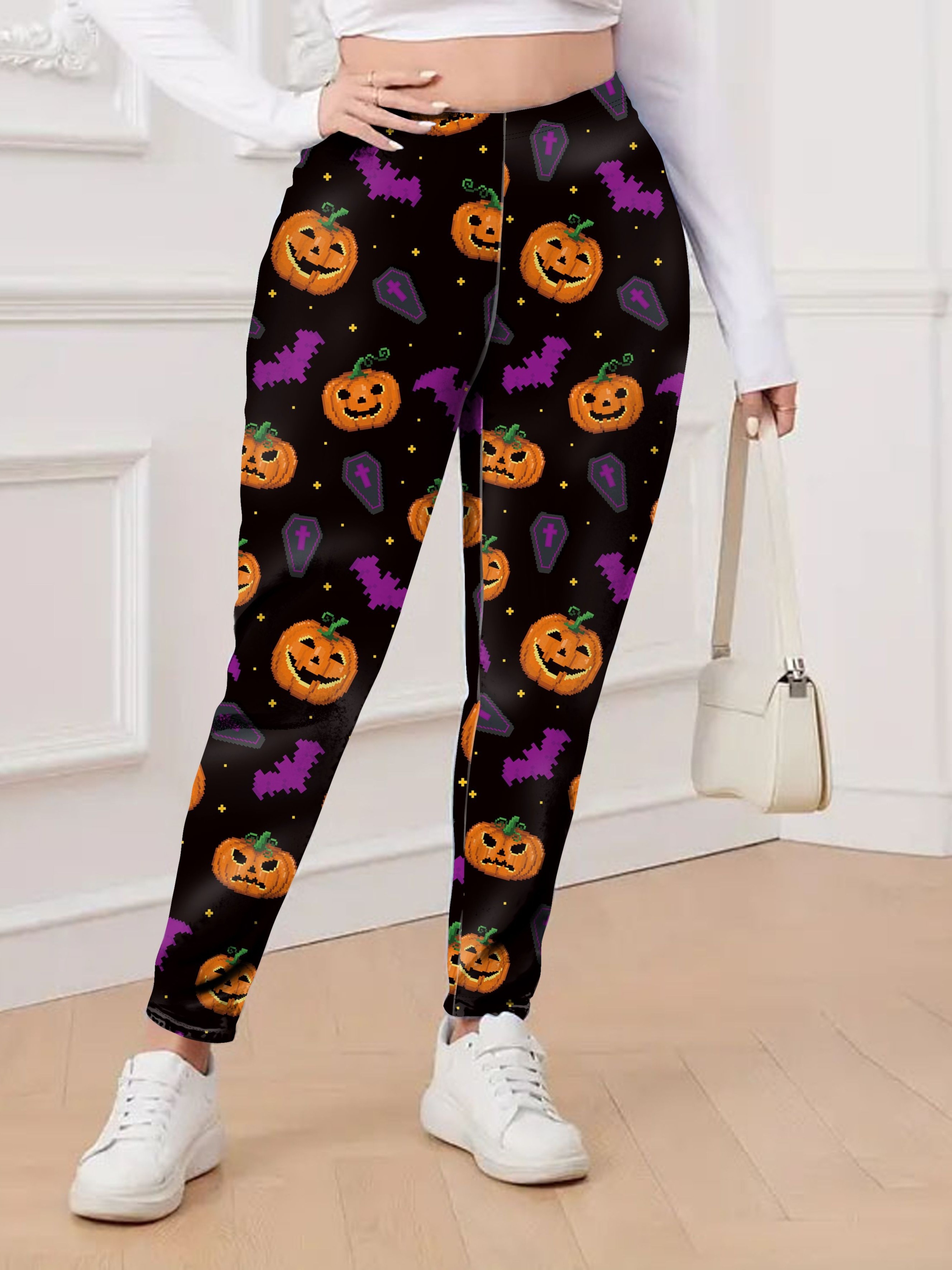 Size Halloween Leggings Temu Canada